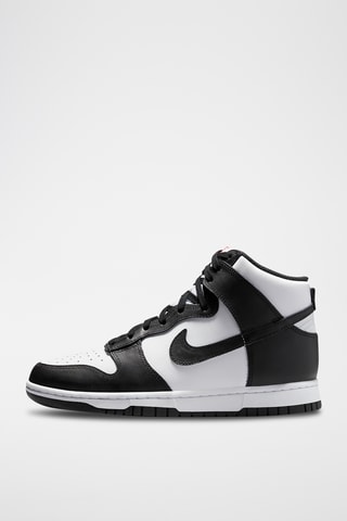 Dunk High Retro de piel - Negro y blanco - Nike