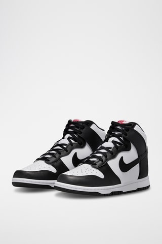 Dunk High Retro de piel - Negro y blanco - Nike