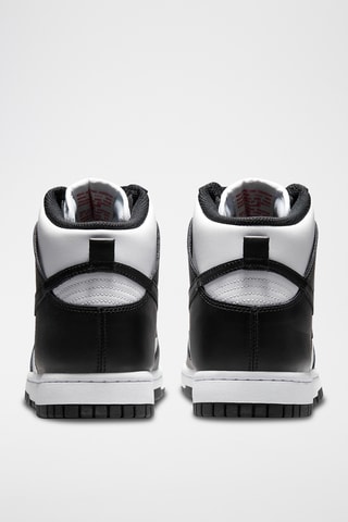 Dunk High Retro de piel - Negro y blanco - Nike