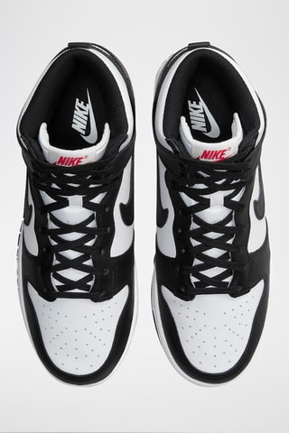 Dunk High Retro de piel - Negro y blanco - Nike