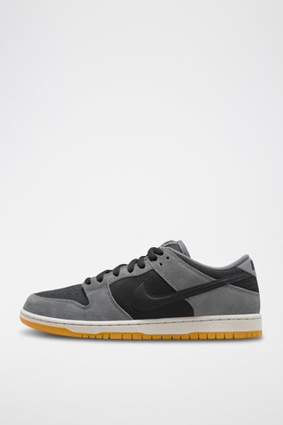SB Dunk Low Pro en cuir - Gris et noir - Nike