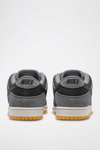 SB Dunk Low Pro en cuir - Gris et noir - Nike