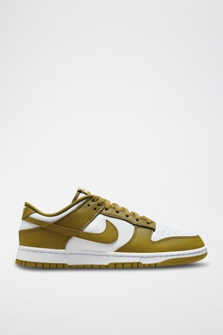 Nike Dunk Low Retro en cuir - Blanc