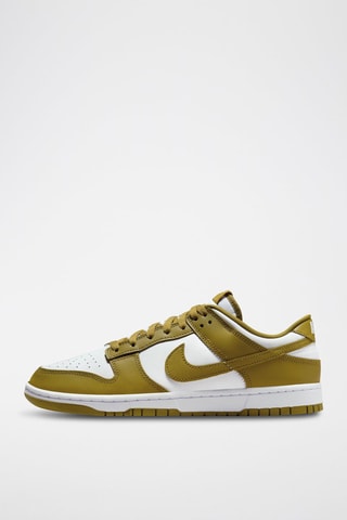 Nike Dunk Low Retro en cuir - Blanc
