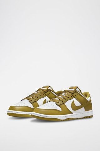 Nike Dunk Low Retro en cuir - Blanc