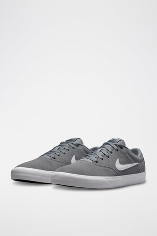 Nike Charge Suede en nubuck - Gris clair