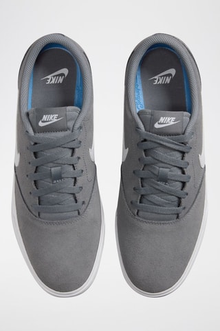 Nike Charge Suede en nubuck - Gris clair