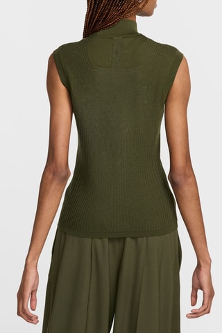 Camiseta de tirantes de lana- Verde oscuro - Nike