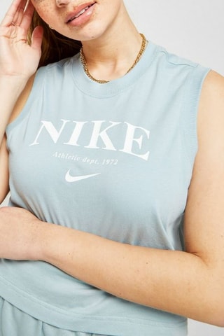 Camiseta de tirantes Nike Essential retro - Azul claro