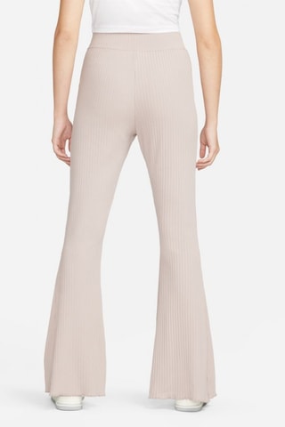 Pantalon flare taille haute - Gris clair