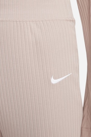 Pantalon flare taille haute - Gris clair