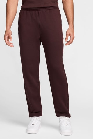 Pantalón ancho polar de lana - Marrón