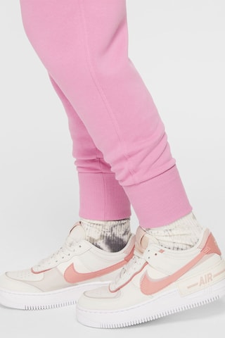 Pantalon polaire taille haute - Rose