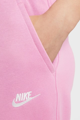 Pantalon polaire taille haute - Rose