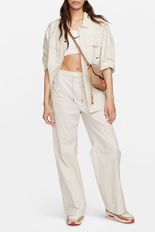 Pantalón de tiro alto Nike Sportswear Essentials - Blanco