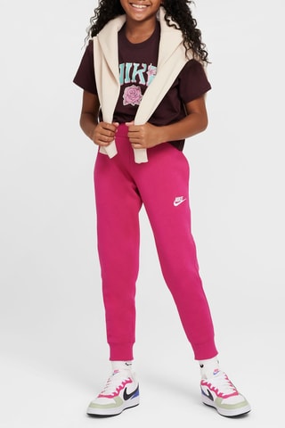 Pantalon polaire taille haute - Fuchsia - Nike
