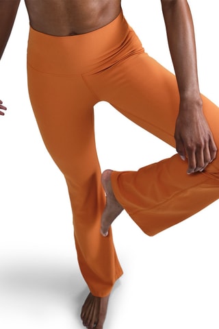Pantalón de entrenamiento de tiro alto - Naranja - Nike