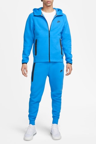 Pantalón slim fit polar de chándal Nike Tech Fleece - Azul cobalto