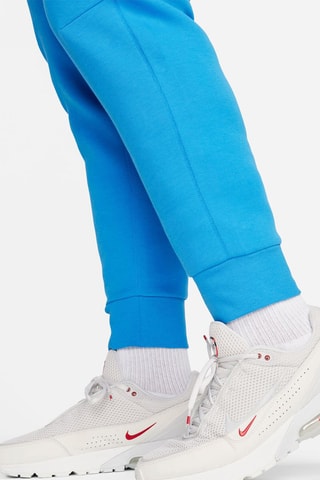 Pantalón slim fit polar de chándal Nike Tech Fleece - Azul cobalto