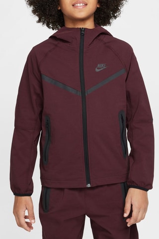 Chaqueta con capucha - Burdeos