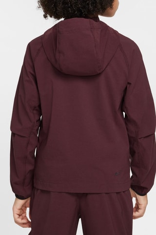 Chaqueta con capucha - Burdeos