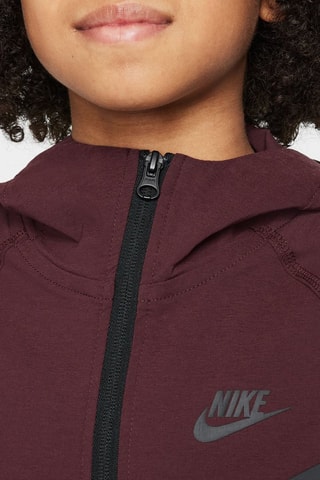 Chaqueta con capucha - Burdeos