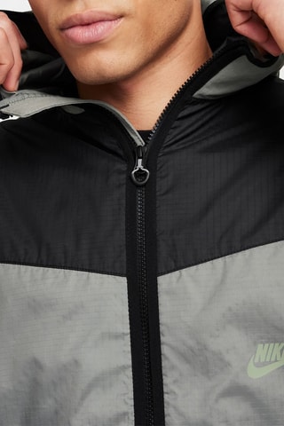 Chaqueta con capucha - Gris claro