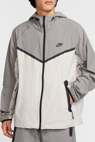 Chaqueta con capucha - Gris claro