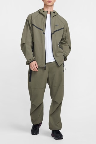 Chaqueta con capucha - Verde oliva