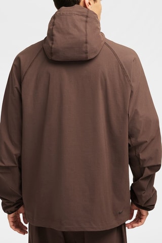 Chaqueta con capucha - Marrón