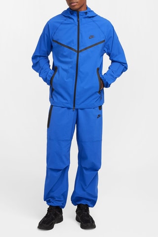 Chaqueta con capucha - Azul cobalto