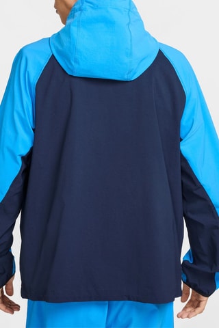 Cortavientos con capucha - Azul -­ Nike