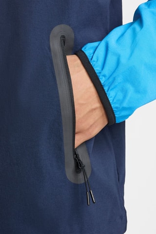 Cortavientos con capucha - Azul -­ Nike