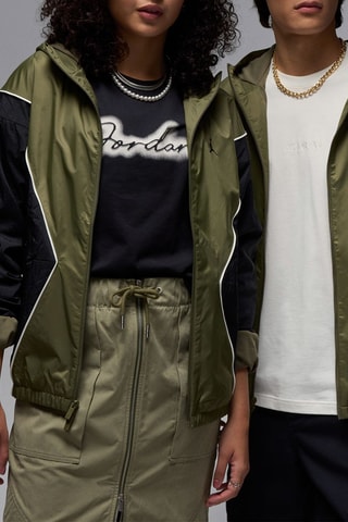 Coupe-vent à capuche - Vert olive - Jordan