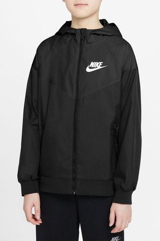 Cortavientos con capucha Nike Sportswear Windrunner - Negro