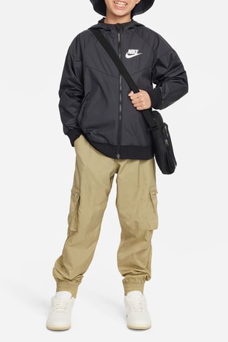 Cortavientos con capucha Nike Sportswear Windrunner - Negro