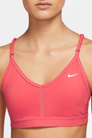 Sujetador deportivo de entrenamiento push-up Indy - Rojo - Nike