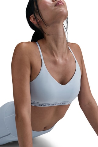 Sujetador deportivo con relleno - Azul