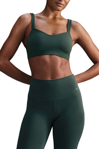 Sujetador deportivo push up - Verde oscuro