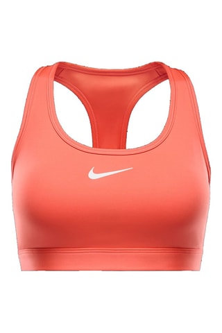 Sujetador deportivo push up - Naranja y blanco