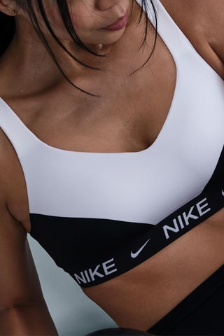 Sujetador deportivo - Negro y blanco - Nike