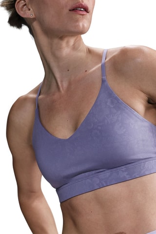 Sujetador de fitness push-up - Violeta - Nike