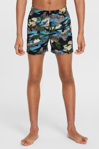 Short de bain - Noir et beige