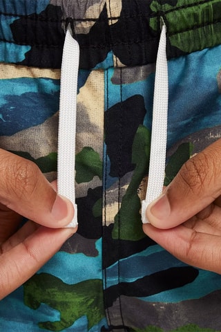 Short de bain - Noir et beige