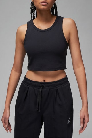 Crop top de entrenamiento - Negro