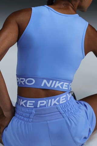 Crop top regular fit Pro - Celeste - Nike
