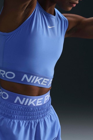 Crop top regular fit Pro - Celeste - Nike
