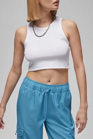 Crop top de entrenamiento - Blanco