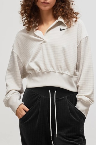 Crop top Velour - Gris