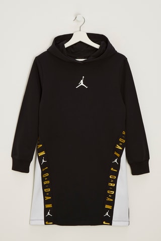 Vestido sudadera con capucha - Negro